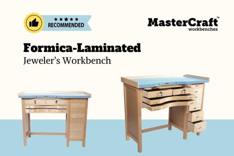 Formica Laminated Jeweler's Workbench